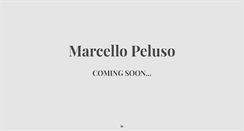 Desktop Screenshot of marcellopeluso.com